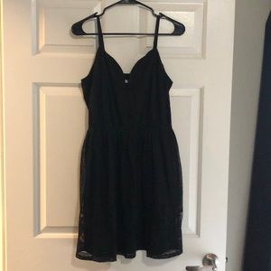 Maurices Black Spaghetti Strap Dress Size M